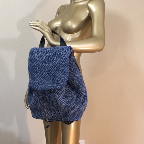 Blue mini backpack by ECOTE - Picture 2 of 7